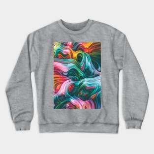 Turne. Colorful Psychedelic Art Crewneck Sweatshirt